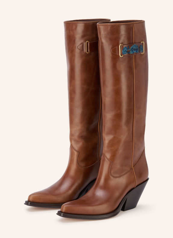 Chloé Stiefel AZELAN 26O AMBER BROWN
