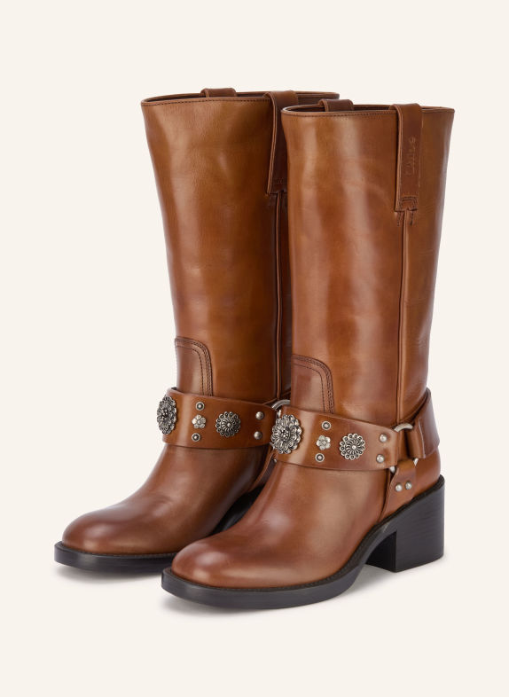 Chloé Stiefel DAKOTA 26O AMBER BROWN