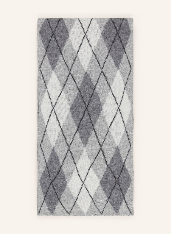 Burlington Scarves with glitter yarn GRAY / LIGHT GRAY / DARK GRAY