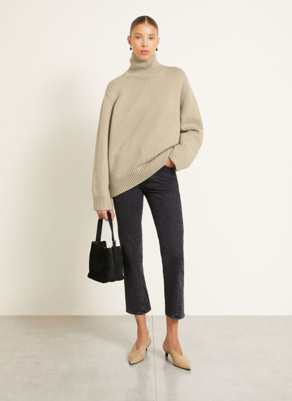 TOTEME Oversized Sweaters LIGHT GREEN