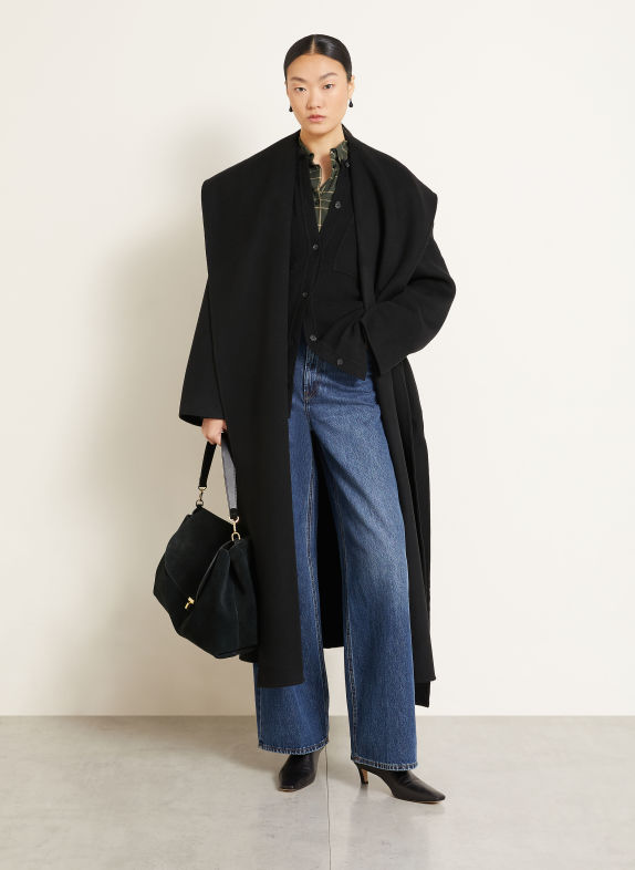 TOTEME Wool coat BLACK