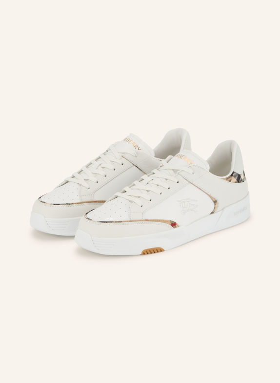 BURBERRY Sneakers HARROW WIT / BEIGE / ZWART