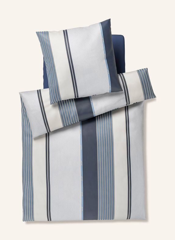 JOOP! Linge de lit BLEU PÉTROLE / CRÈME / NOIR
