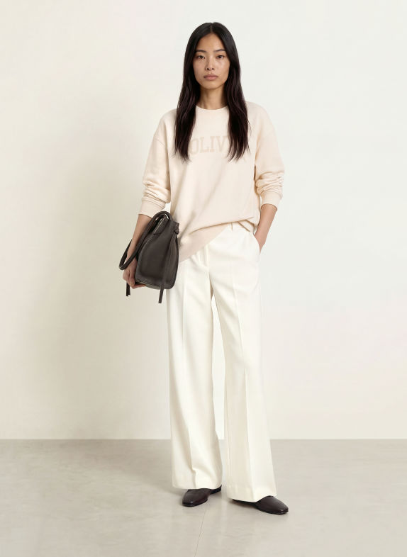 s.Oliver Sweatshirt ECRU