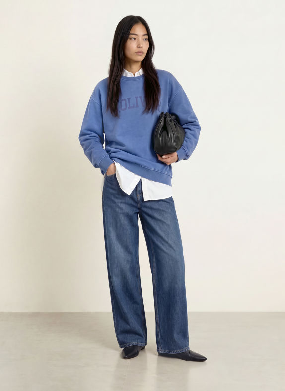 s.Oliver Sweatshirt BLAU