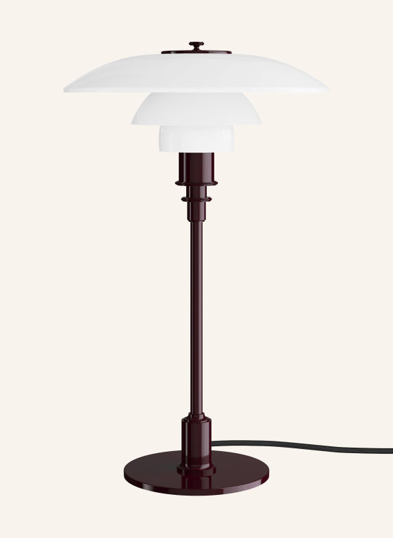 louis poulsen Bordslampa PH 3/2 VIT / MÖRKRÖD
