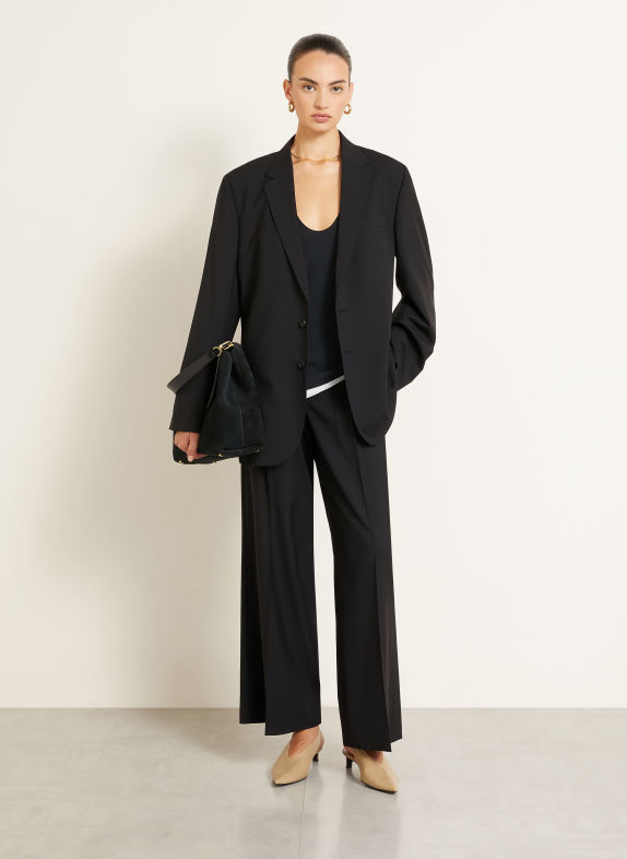 ARMARIUM NOAH Long blazer BLACK