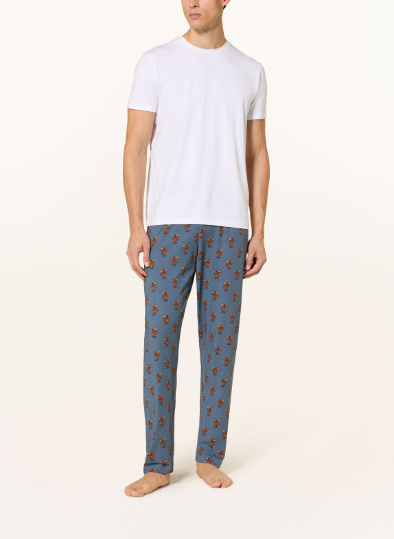 mey CENTRAL LAKE Series Pajama bottoms BLUE / BROWN