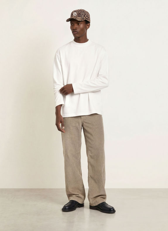 REGARDS Oversized-Longsleeve WIT