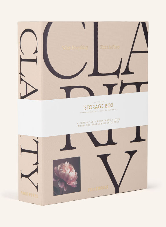 PRINTWORKS Opbergdoos CLARITY BEIGE