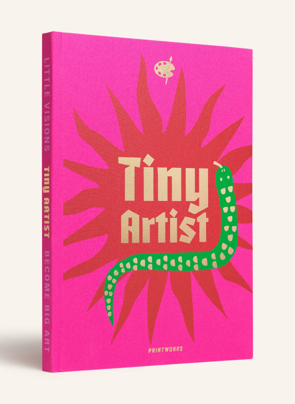 PRINTWORKS Livre FRAME BOOK TINY ARTIST ROSE FUCHSIA / OR / VERT