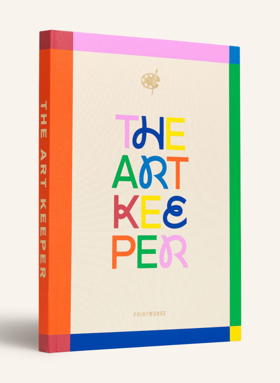 PRINTWORKS Livre FRAME BOOK THE ART KEEPER CRÈME / ORANGE / BLEU