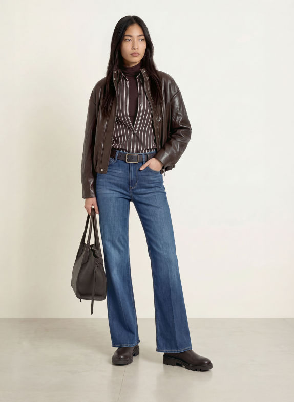 s.Oliver Wide Leg Jeans SURI 55Z2 BLUE