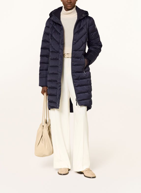 monari Manteau matelassé BLEU FONCÉ