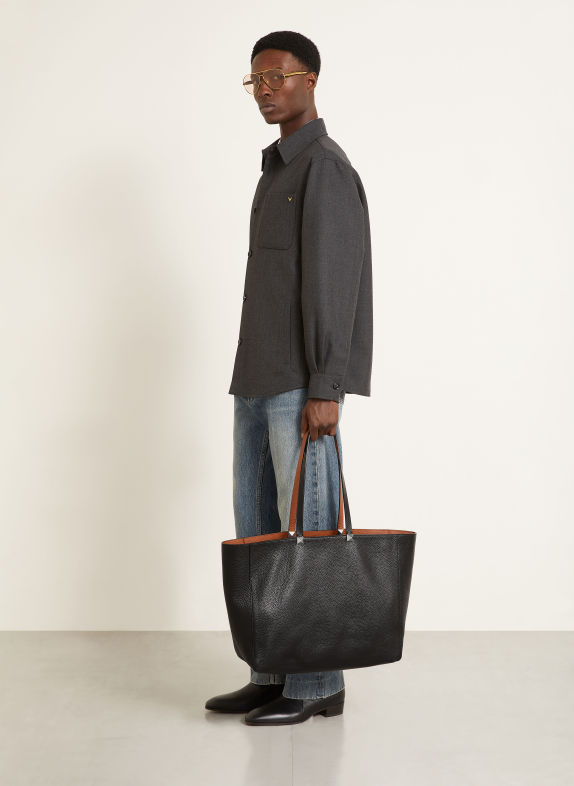 VALENTINO GARAVANI Sac cabas ROCKSTUD NOIR / ARGENT
