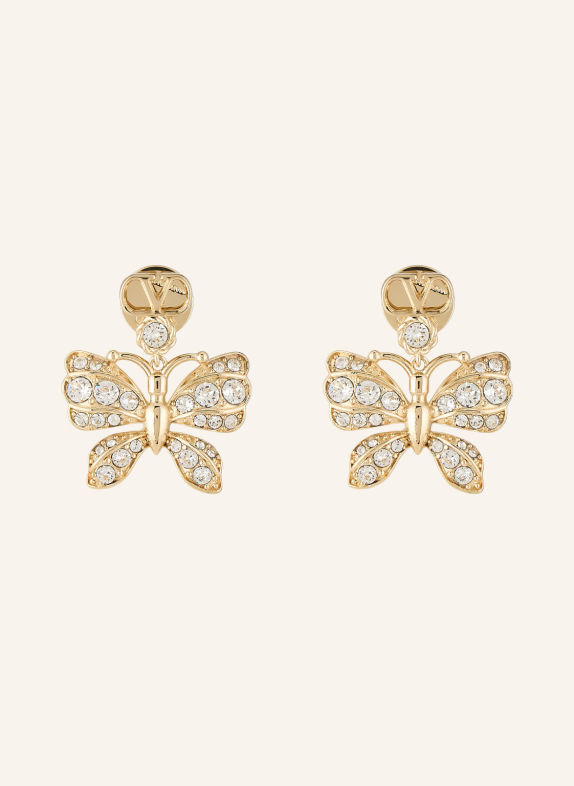 VALENTINO GARAVANI Ohrhänger FLUTTERBY GOLD / WEISS