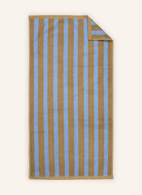 Marc O'Polo Handtuch HERITAGE BRAUN / BLAU