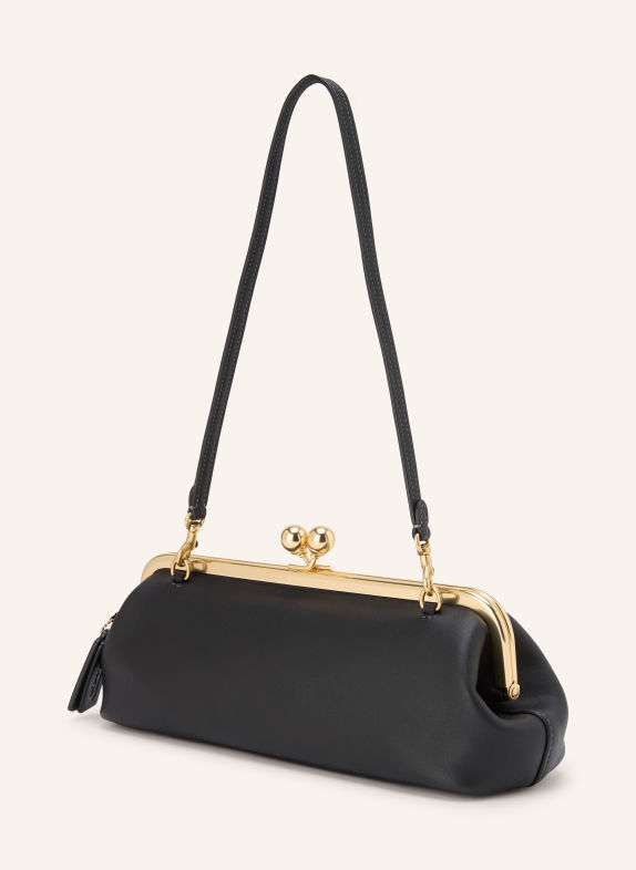 COACH KISSLOCK FRAME 30 Clutch BLACK / GOLD