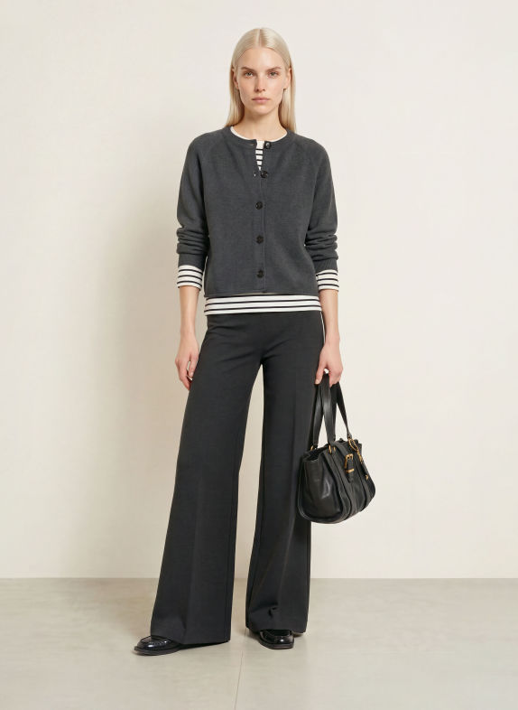 Marc O'Polo Strickjacke GRAU