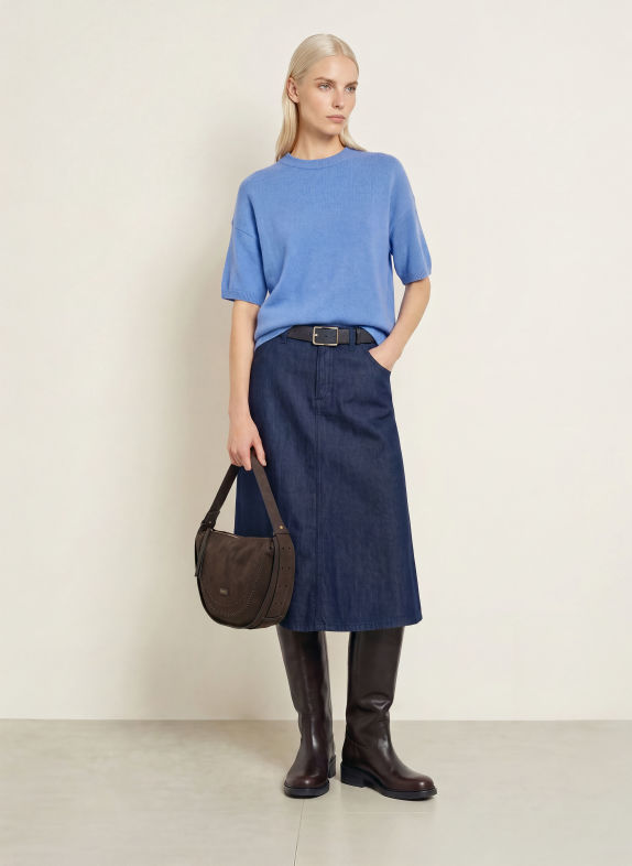 Marc O'Polo Strickshirt HELLBLAU