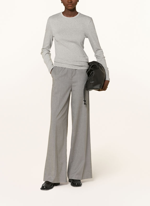 Marc O'Polo Longsleeve HELLGRAU / WEISS
