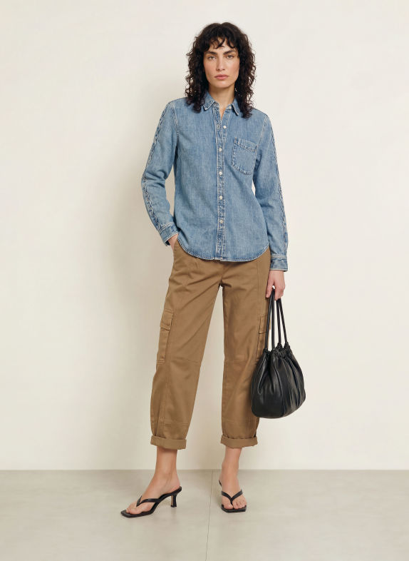 Rails Chemise en jean KELLAN BLEU CLAIR