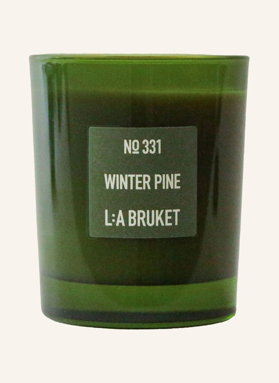 L:A BRUKET Świeca zapachowa 331 WINTER PINE ZIELONY