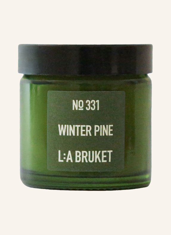 L:A BRUKET Świeca zapachowa 331 WINTER PINE ZIELONY