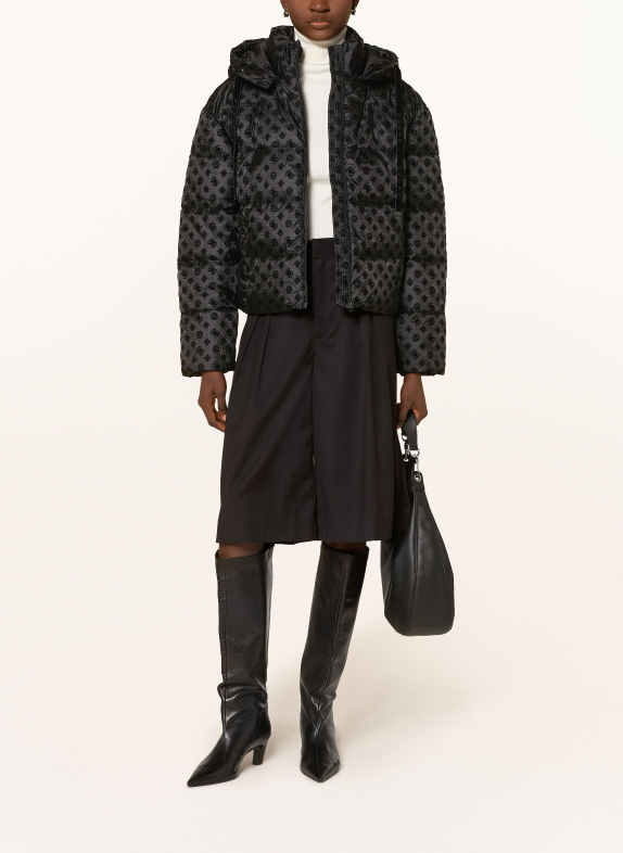 GUESS Quilted jacket NEW DAISY BLACK