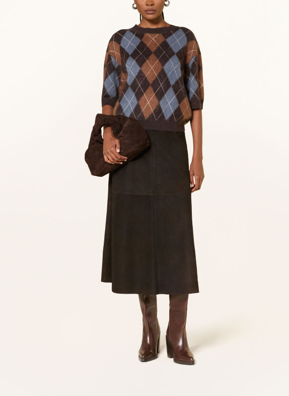 LOEFFLER RANDALL Handtas HELGA MARRON FONCÉ