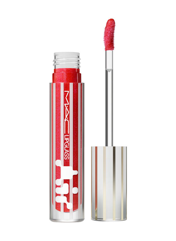 M.A.C LIPGLASS AIR DAZZLE RUBY