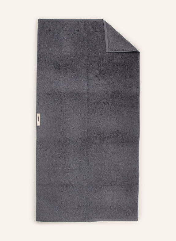 TEKLA Serviette de douche GRIS FONCÉ