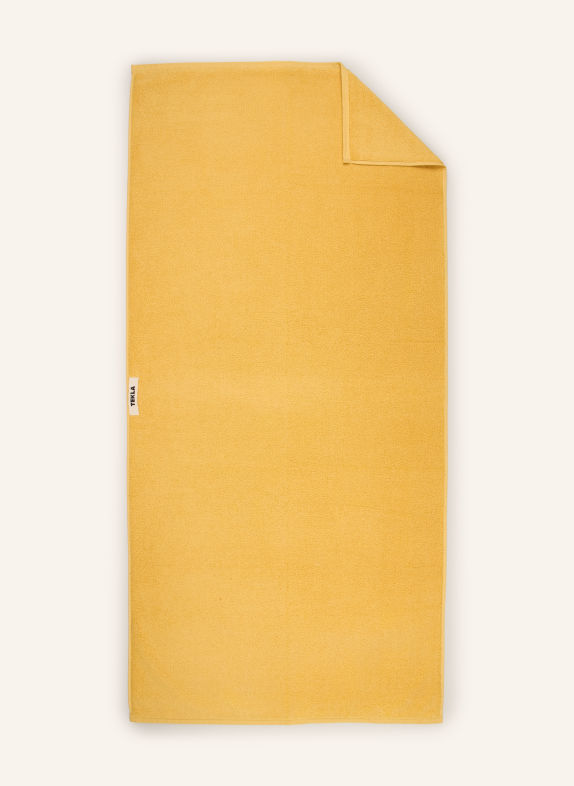 TEKLA Serviette de douche JAUNE