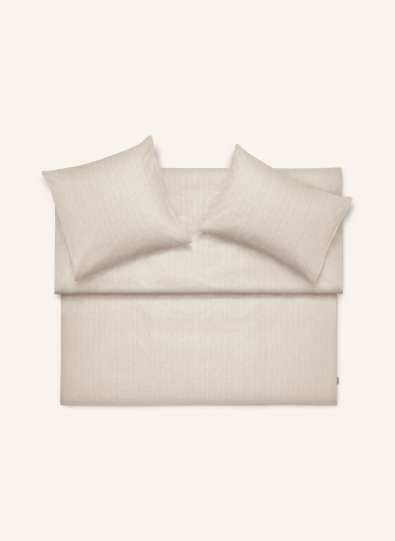SCHLOSSBERG Påslakan EMIL BEIGE / GRÄDDE