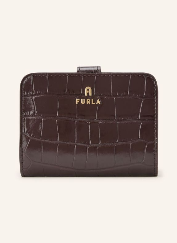 FURLA CAMELIA Wallet DARK BROWN / GOLD