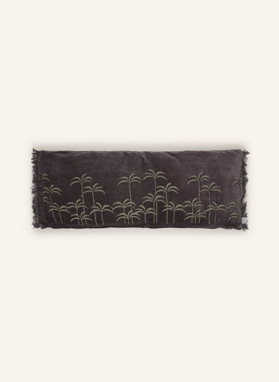 PAD Sierkussenhoes PALM MARRON FONCÉ / KAKI