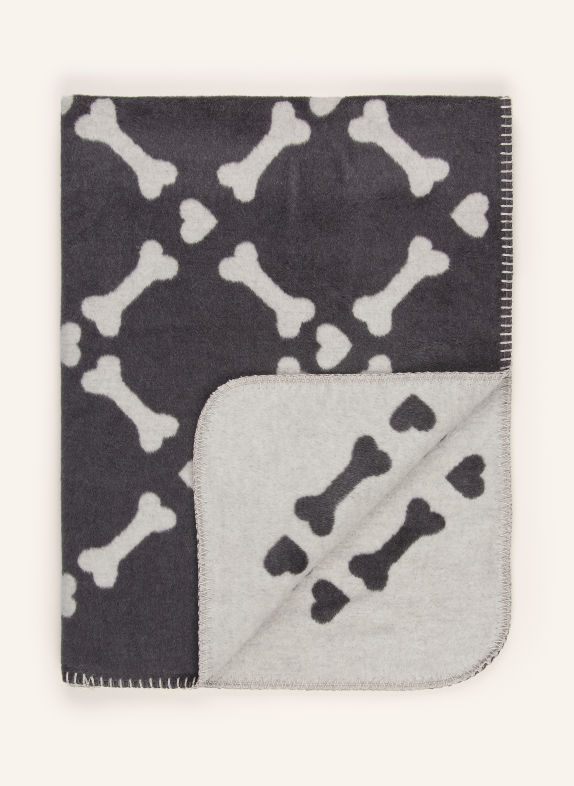 PAD Plaid BONES DONKERGRIJS / LICHTGRIJS