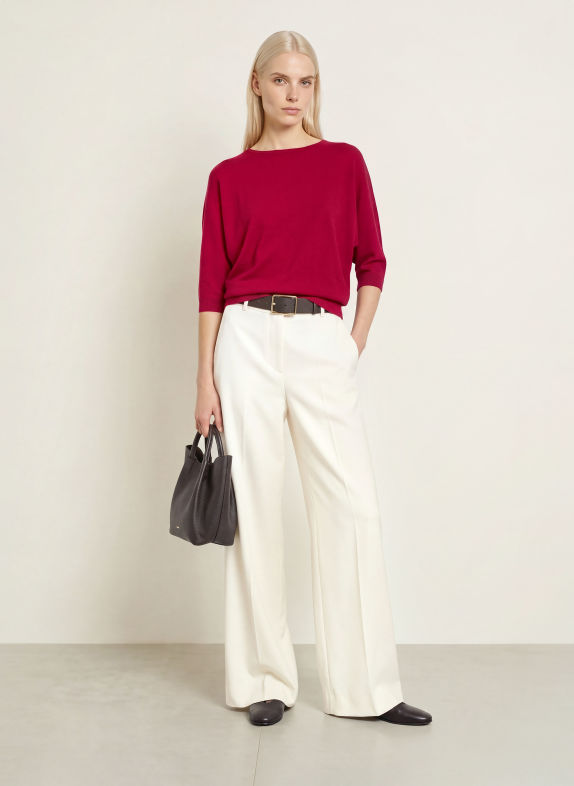 Phase Eight CRISTINE Sweater with 3/4-Length Sleeves FUCHSIA