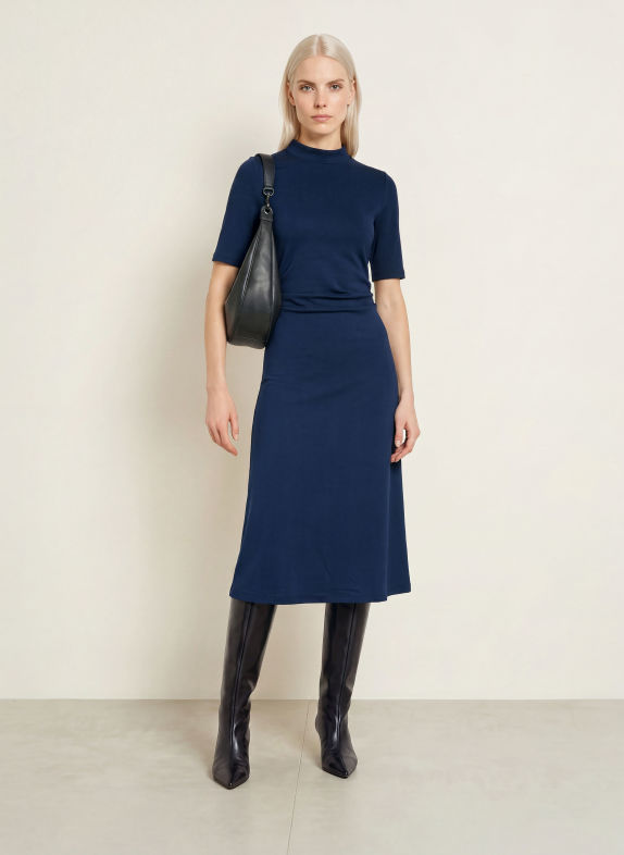 MORE & MORE Jerseyjurk DONKERBLAUW