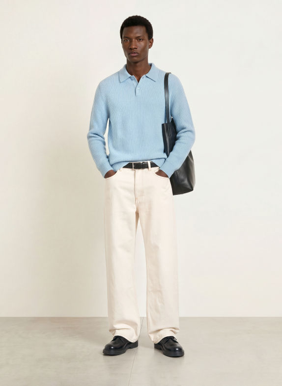 SANDRO Pullover HELLBLAU