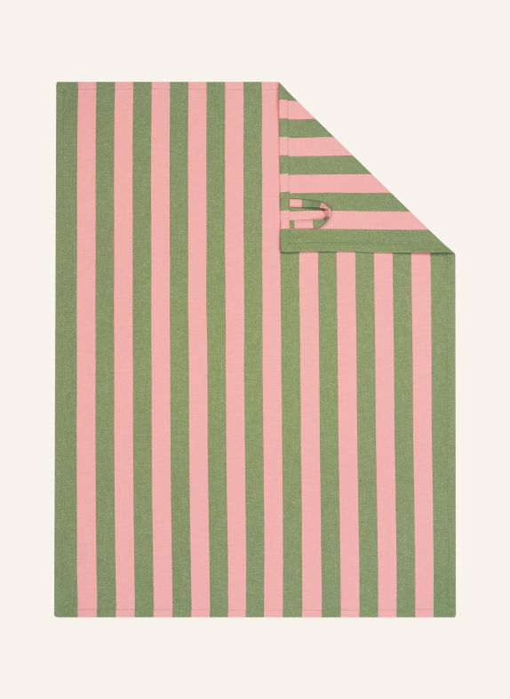 Cawö Dish Towel OLIVE / PINK
