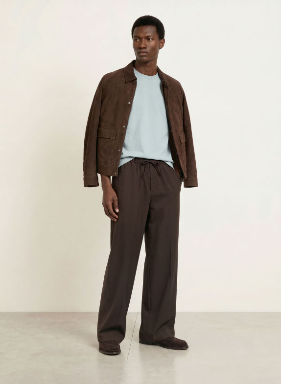 REISS T-shirt TATE BLAUWGRIJS