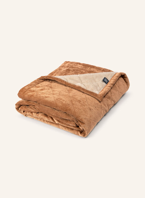 MAGMA Plaid CHESTER zum Wenden COGNAC / CAMEL