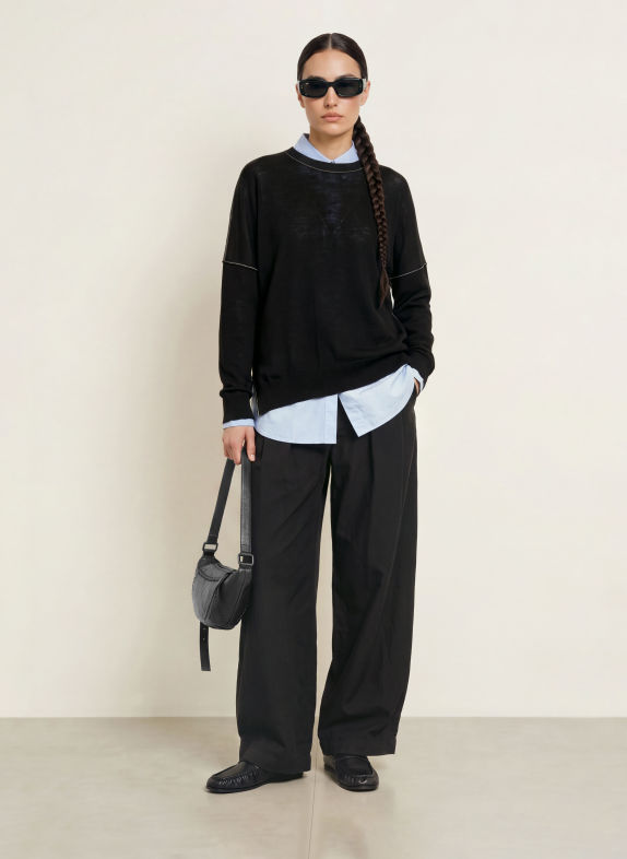 ALLSAINTS Listonoszka ESME CZARNY