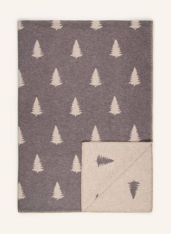 ESKIMO Throw PINA DARK GRAY / CREAM