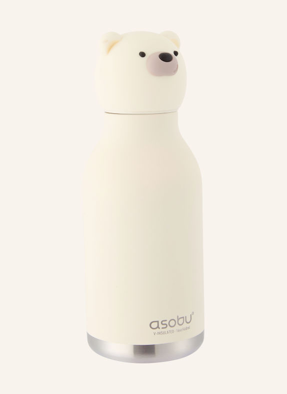 asobu Isolierflasche BESTIE CREME / GRAU / SCHWARZ