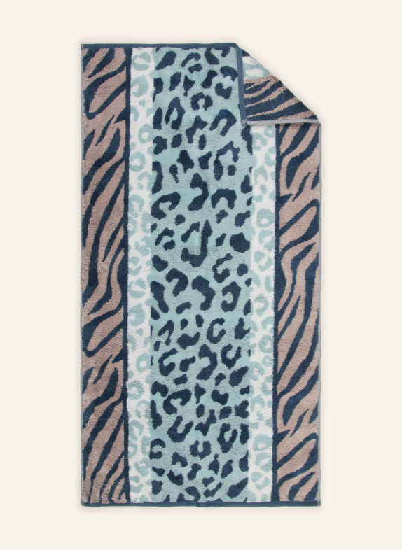 Cawö Handdoek BLAUWGRIJS / TAUPE / ZWART