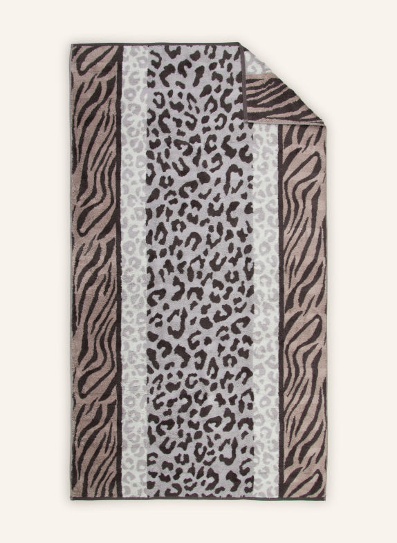 Cawö Badhanddoek CRÈME / TAUPE / ZWART