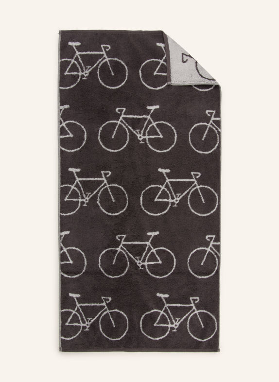 Cawö Handdoek VELO DONKERGRIJS / LICHTGRIJS