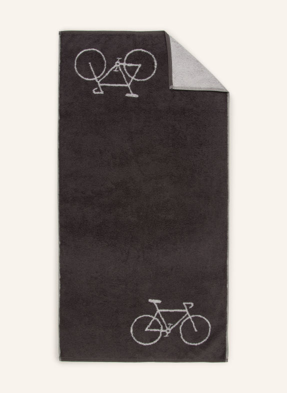 Cawö Handdoek VELO DONKERGRIJS / CRÈME